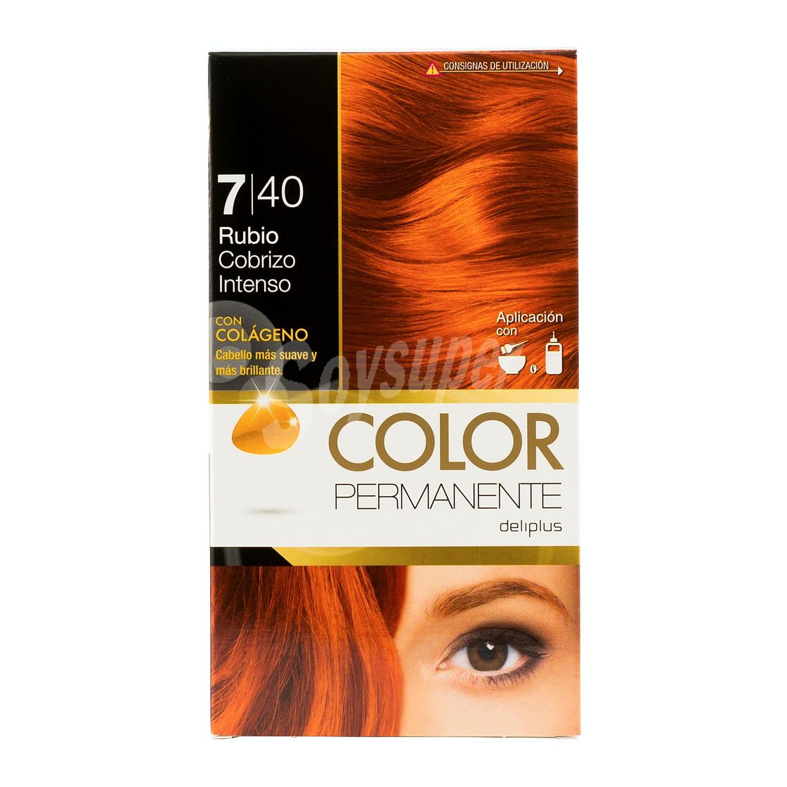 Producto Deliplus Tinte coloracion permanente rubio cobrizo