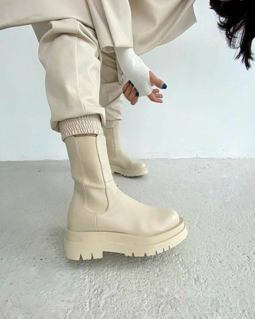 Moda WHITE BOOTS 