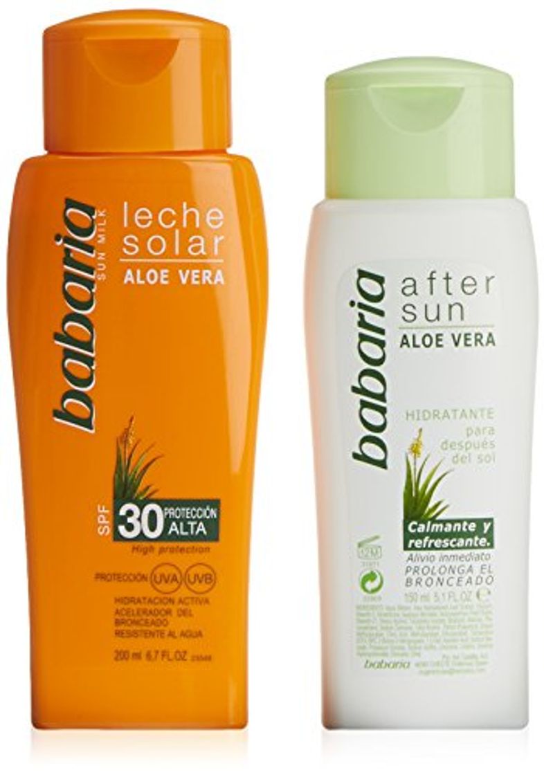 Productos Babaria leche solar aloe vera spf30 200ml