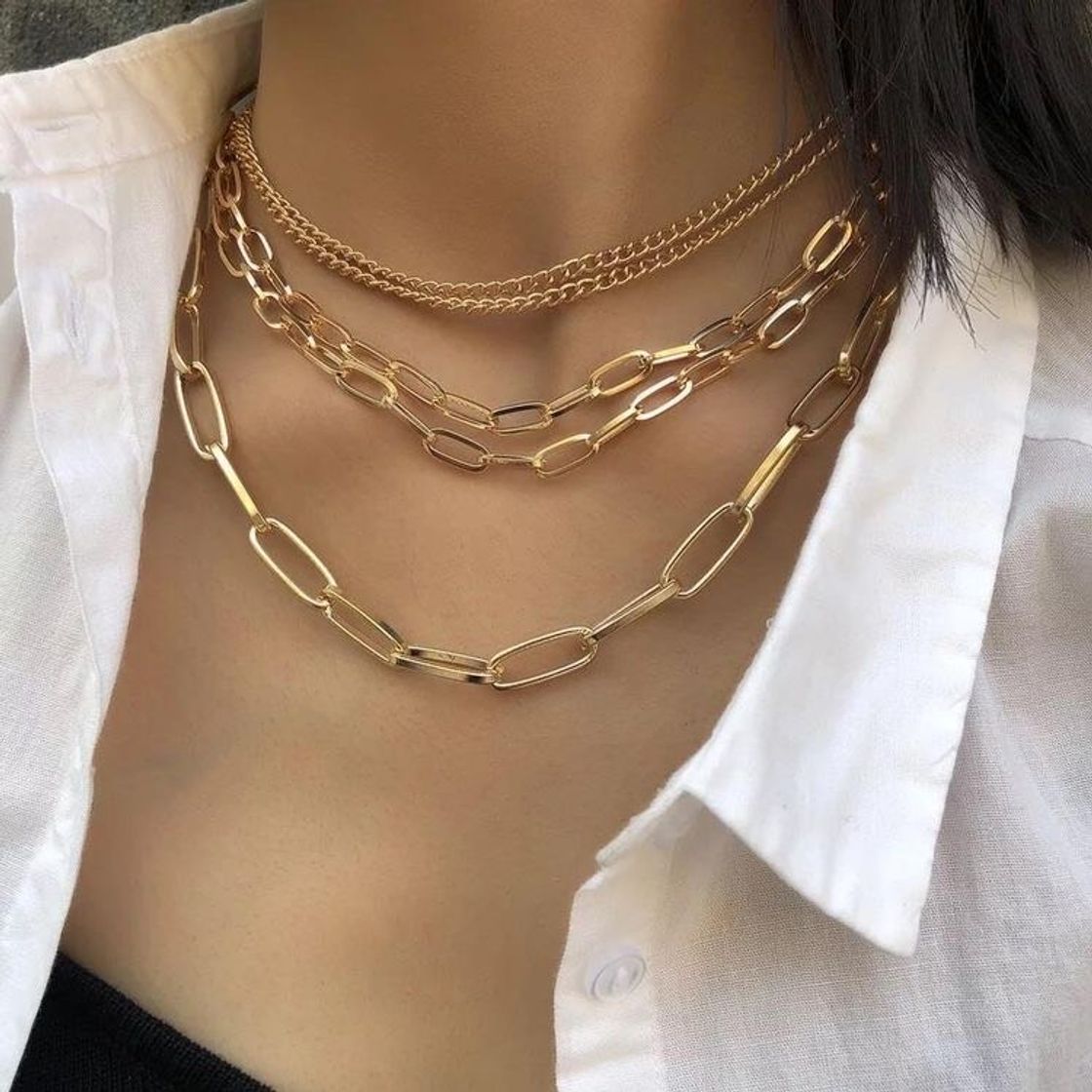 Moda golden chains 🏵