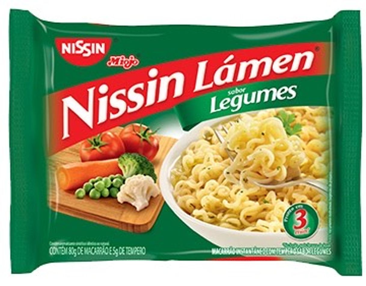 Moda Miojo de Legumes Nissin