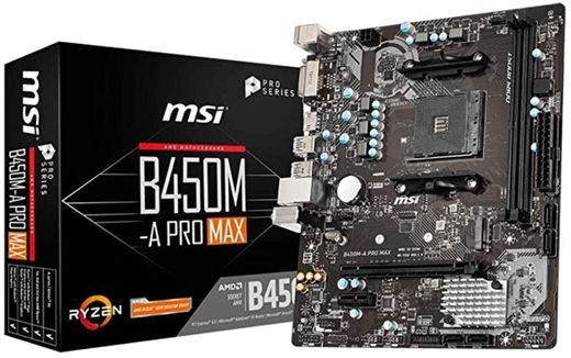 MSI B450M-A PRO MAX | PcComponentes.com