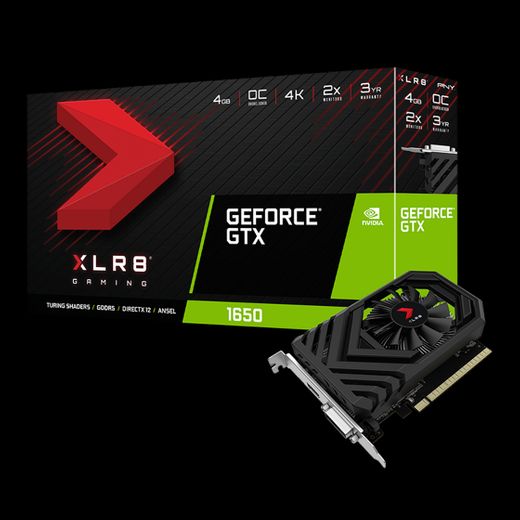 PNY GeForce GTX 1650 XLR8 Gaming 4GB OC GDDR5 ...
