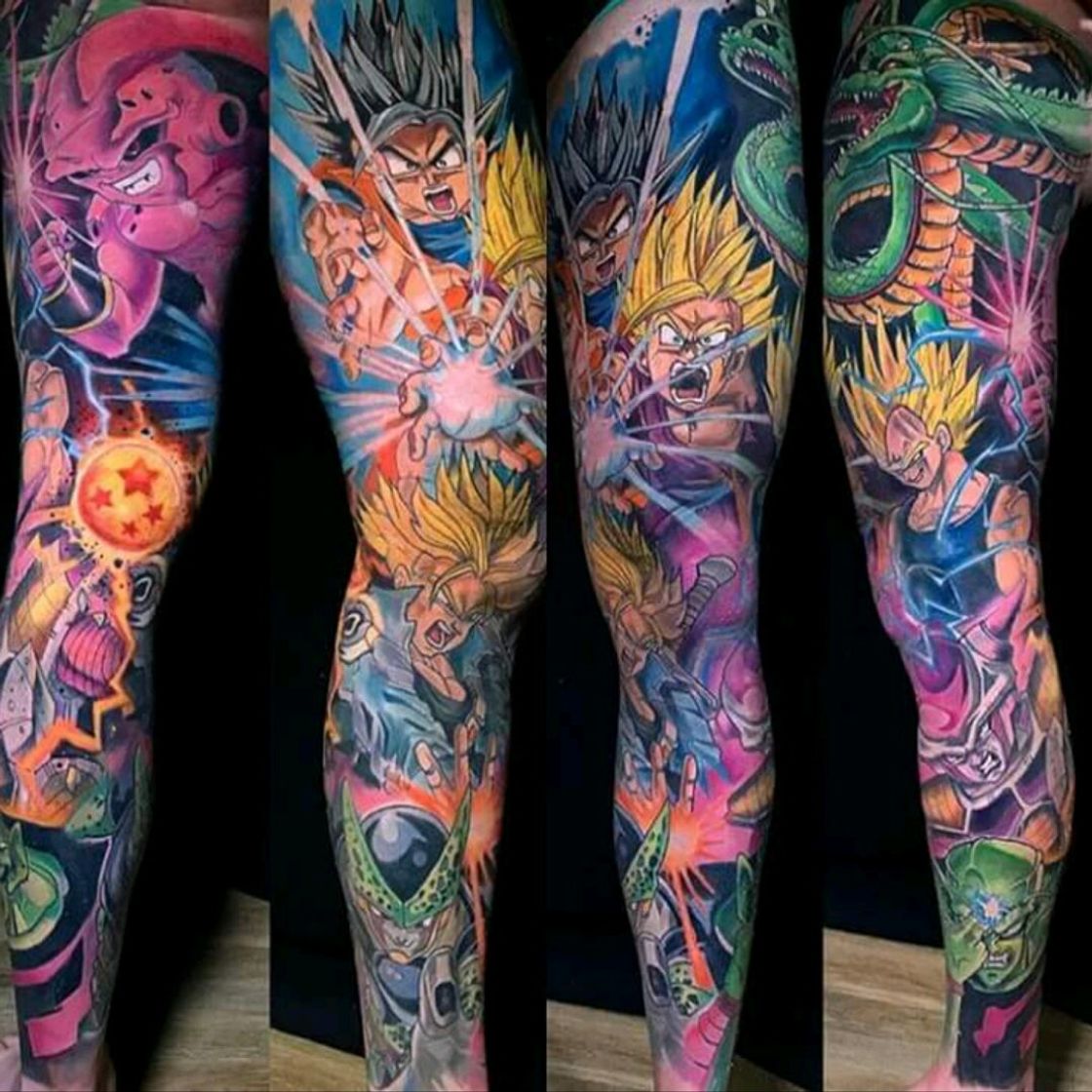 Moda Tatto dragon ball 