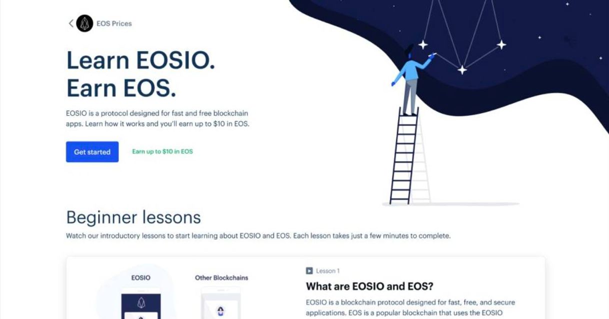 Social EOS gratis con Coinbase