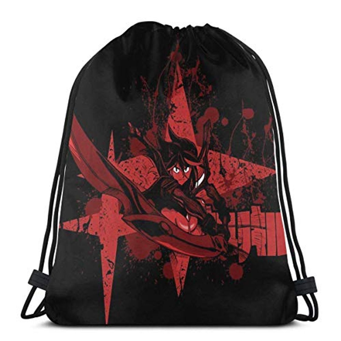 Moda Yuanmeiju Drawstring Bag Sport Gym Sack Party Favor Bags Wrapping Gift Bag Mochila con cordón Storage Goodie Bags Cinch Bag Anime La Bloody Ryuko