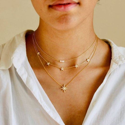 Necklace - Opal Starburst 