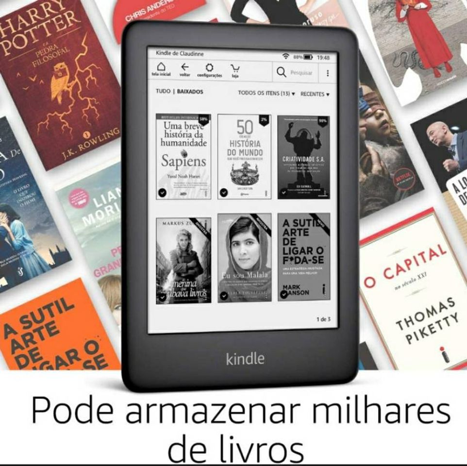 Moda Armazar milhares de livros em um só lugar