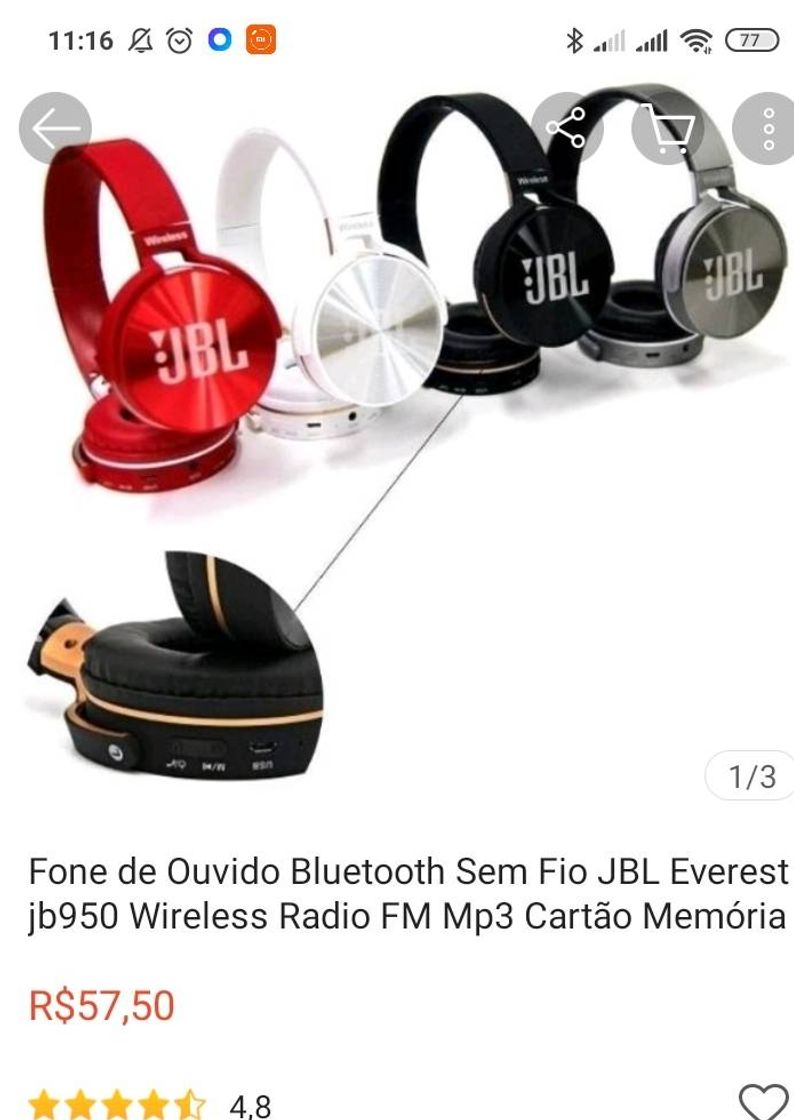 Moda Fones de ouvido bluetooth 🎧