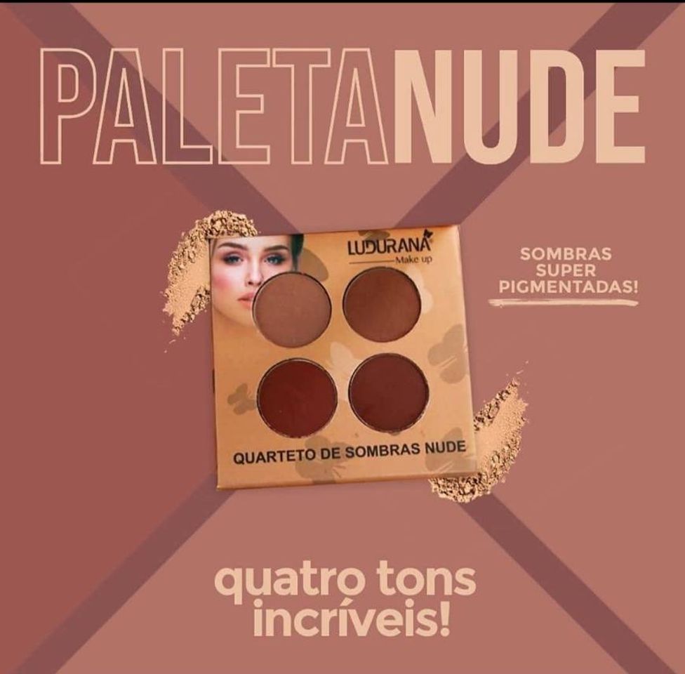 Fashion Quarteto Paleta Nude Ludurana 