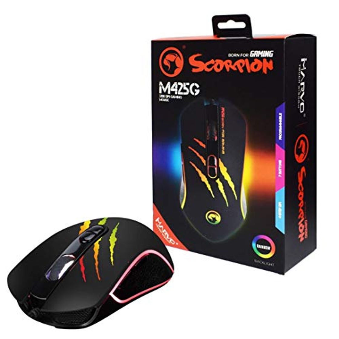 Product RATÓN USB Gaming LED SCORPION