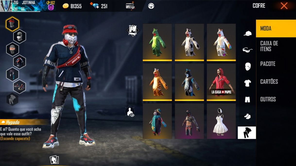 Fashion Melhores combinações do Free Fire