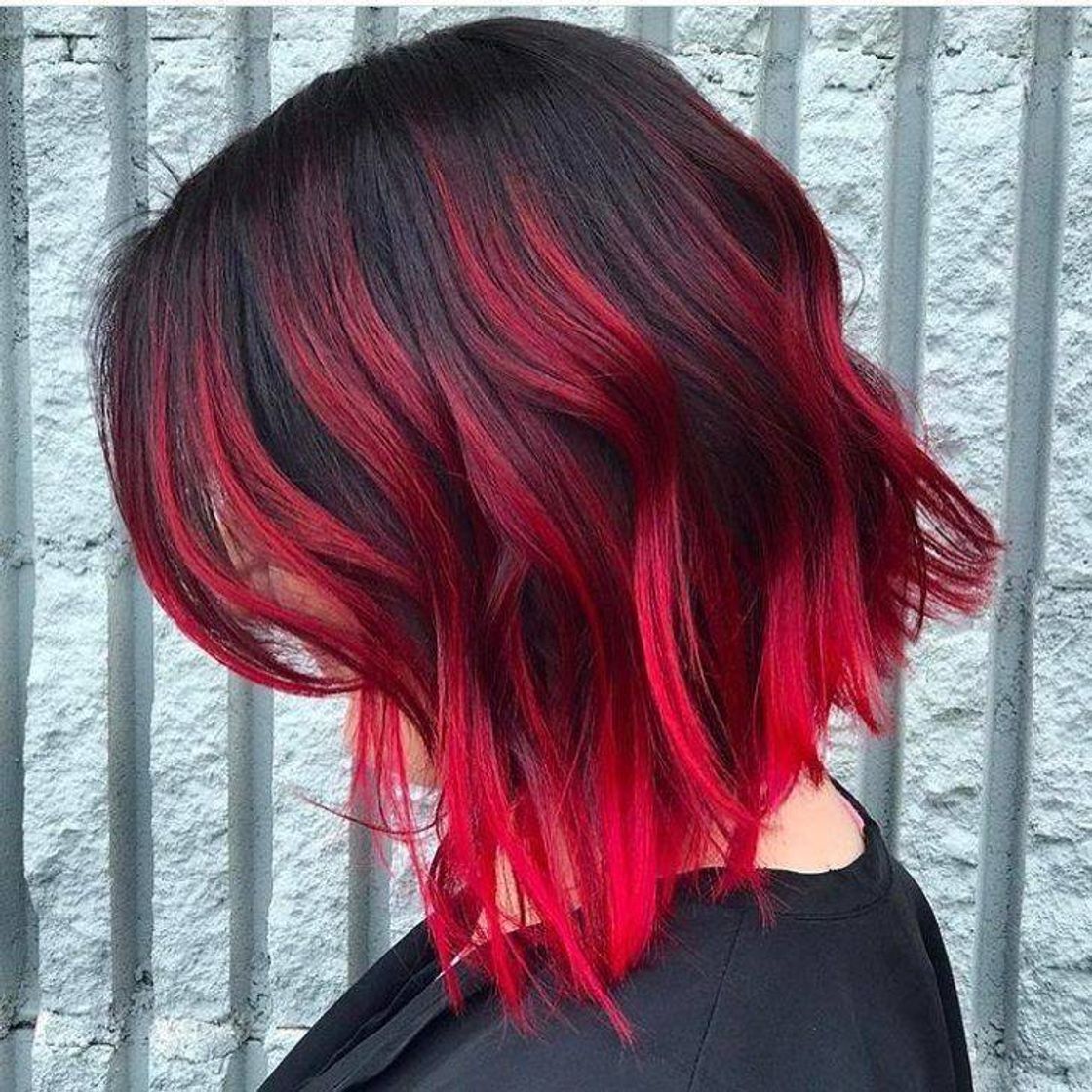 Moda OMBRÉ HAIR RED 💥💇🏻‍♀️