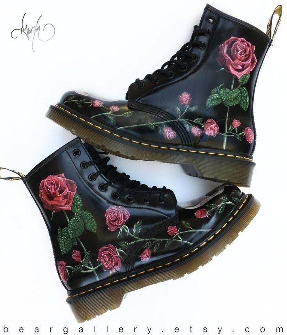 Fashion BLACK CUSTOM 👢🌷🌺