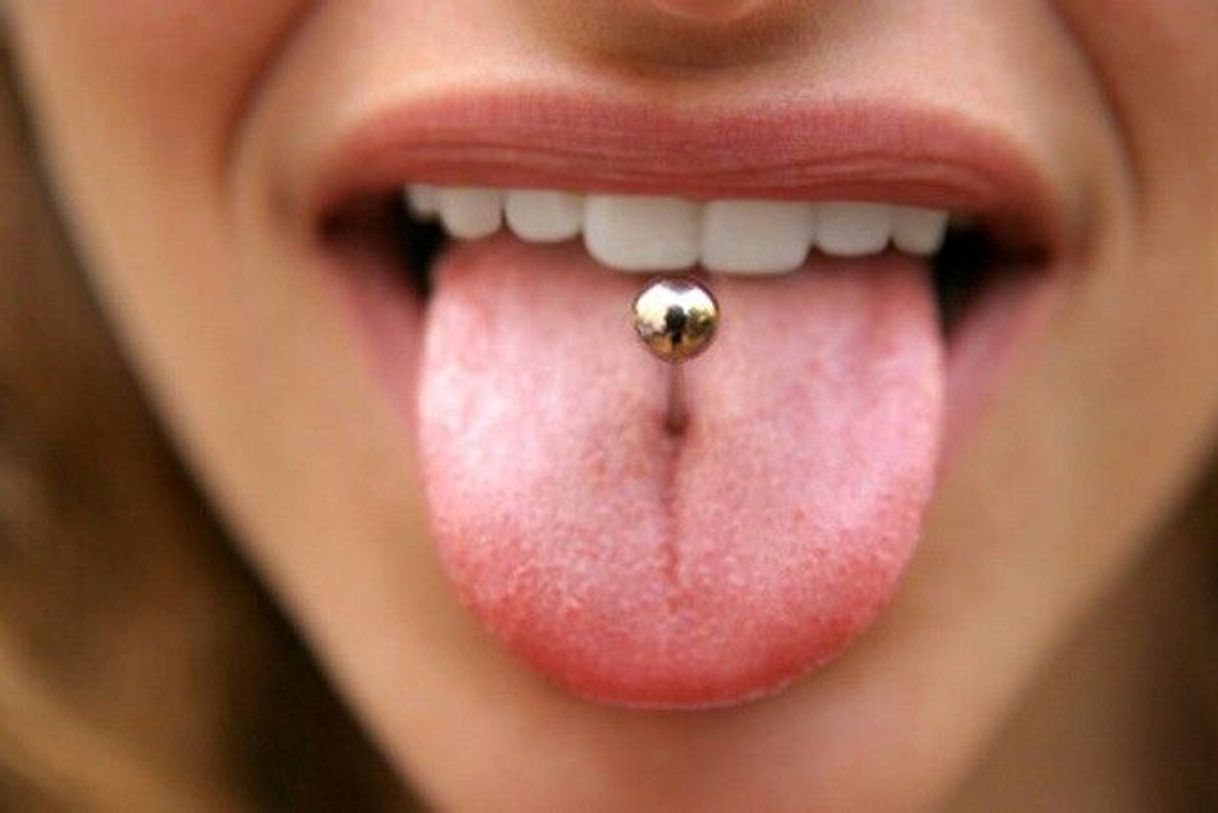 Moda Piercing Lengua