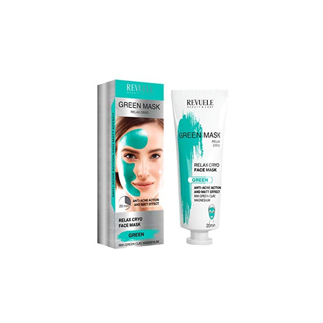 Productos Revuele Revuele Mascarilla Verde Efecto Cryo 80 ml