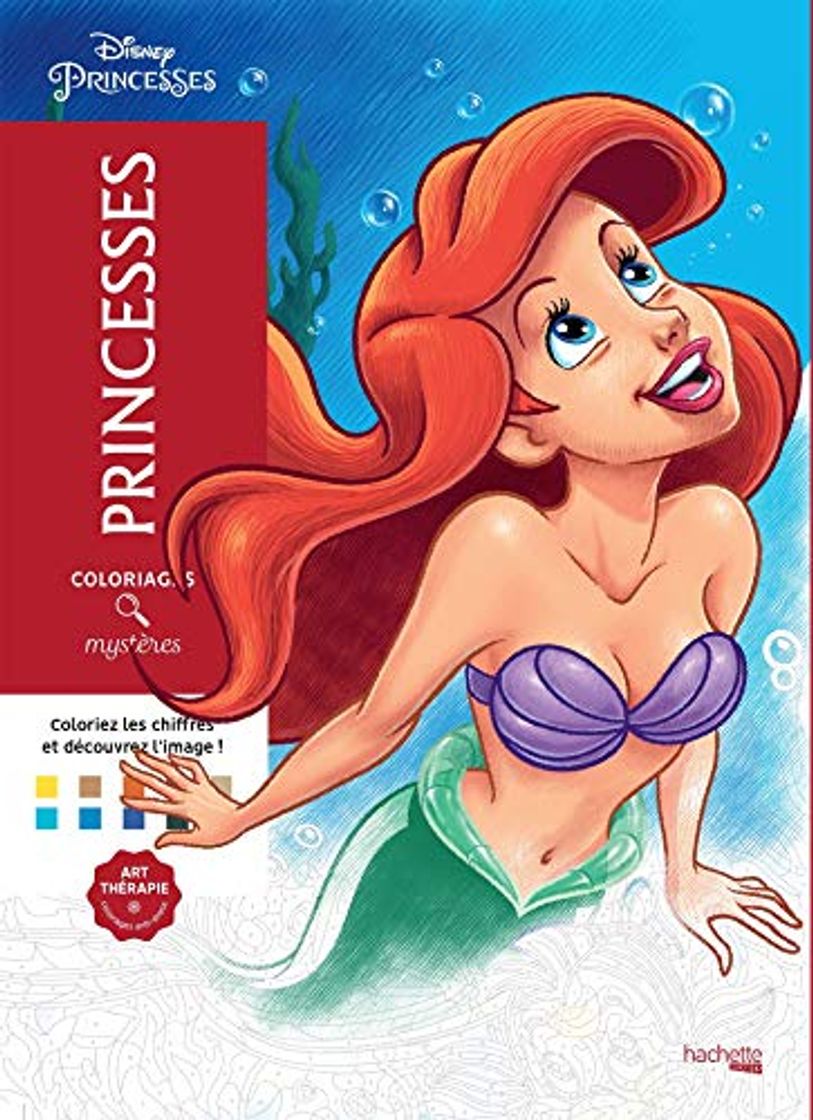 Libros Disney Princesses: Coloriez les chiffres et découvrez l'image