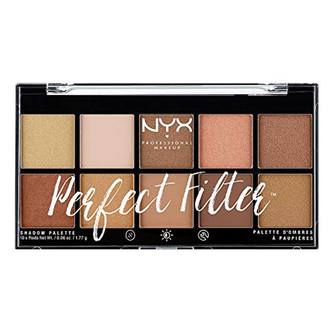 Product NYX Professional Makeup Paleta de sombras de ojos Perfect Filter Shadow Palette