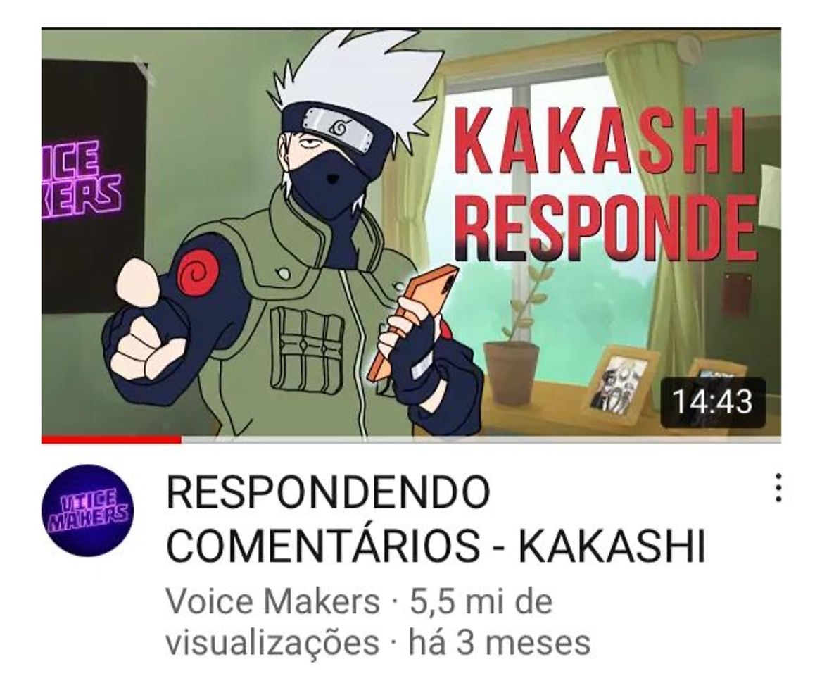 Moda Kakashi responde 