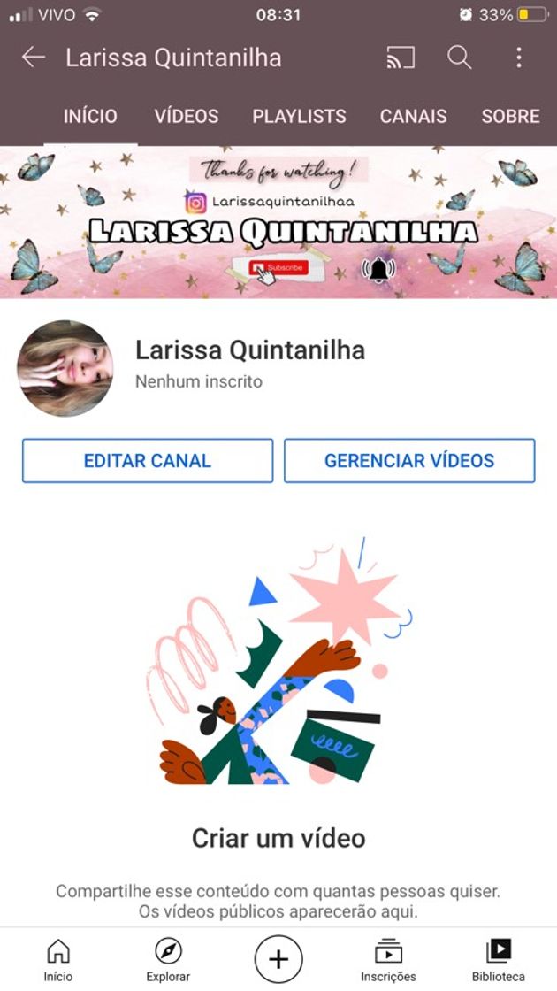 Moda Meu canal no YouTube 