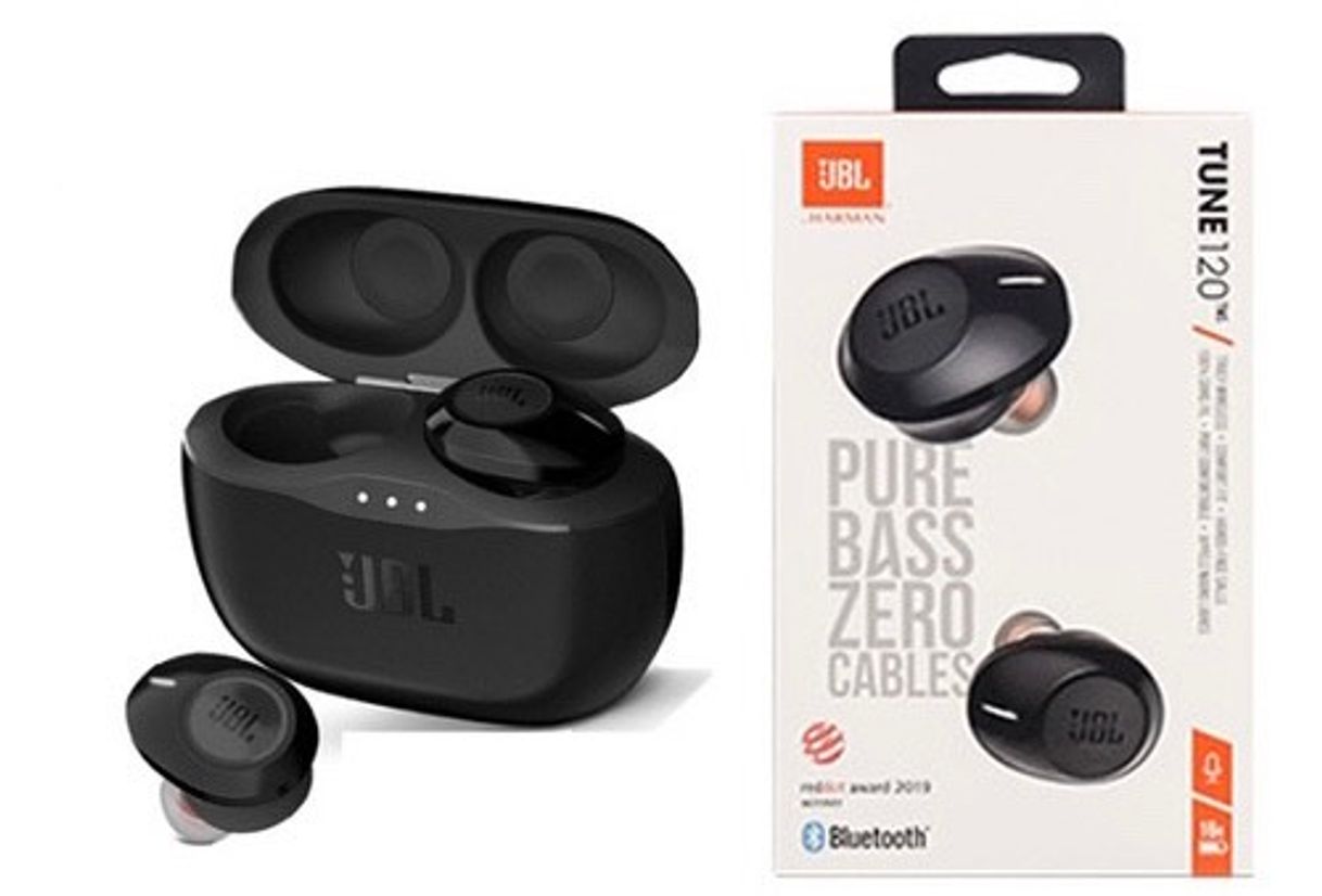 Moda Fones De Ouvido Estéreo Bluetooth Jbl Tune 120tws