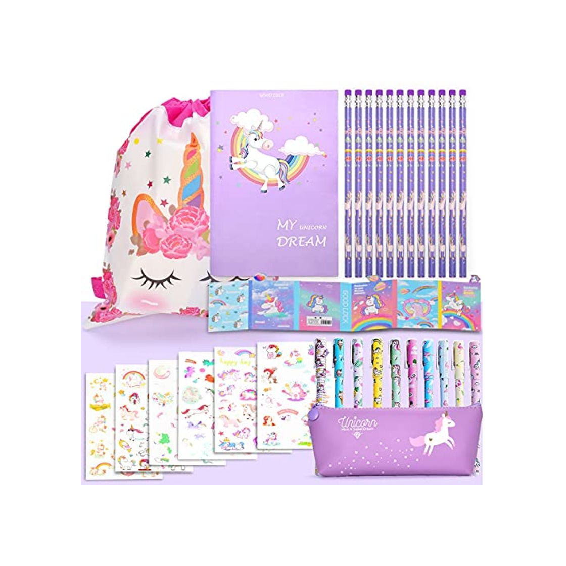 Moda Unicornio Papeleria Regalo para Niña 7 8 9 10 11 12 Años,