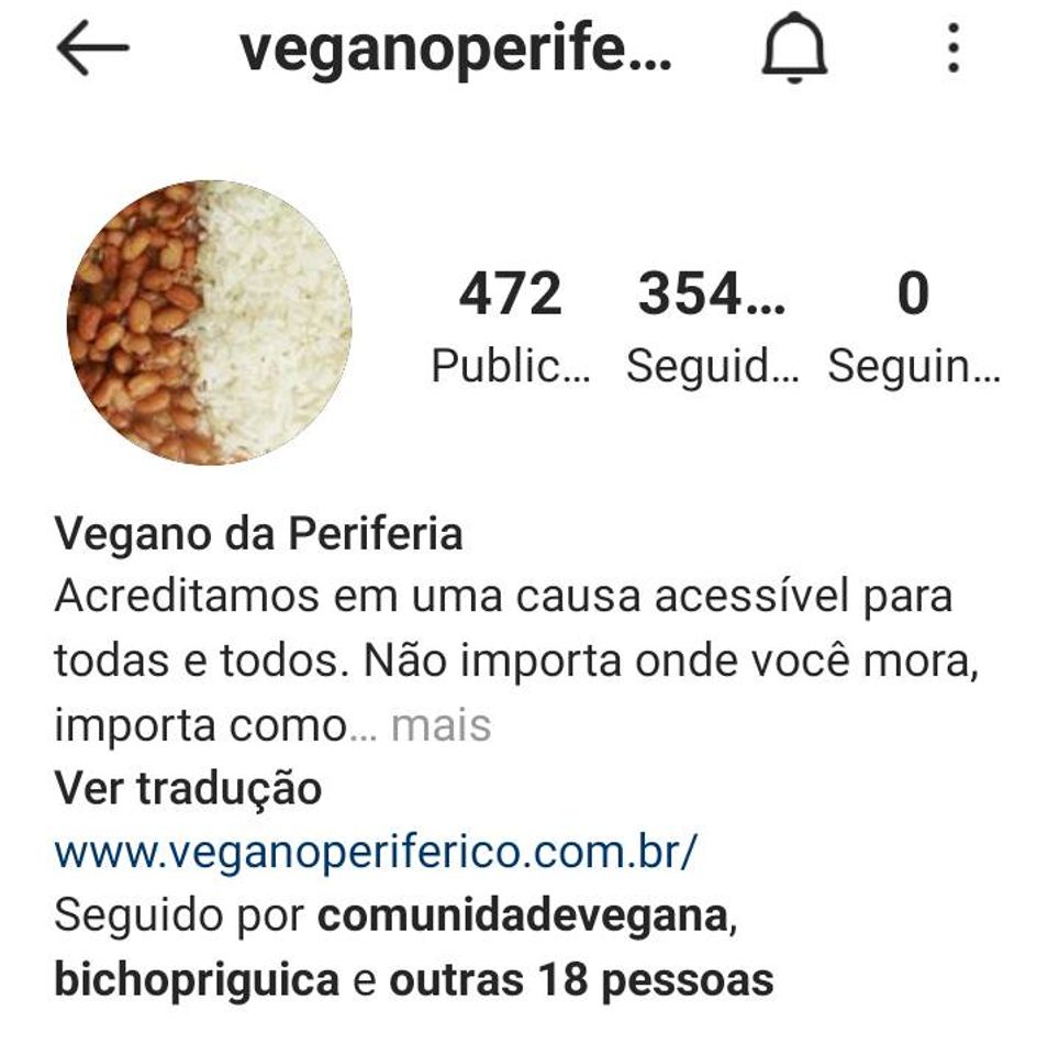 Moda Página do insta que mostra que a causa é para todos!!!