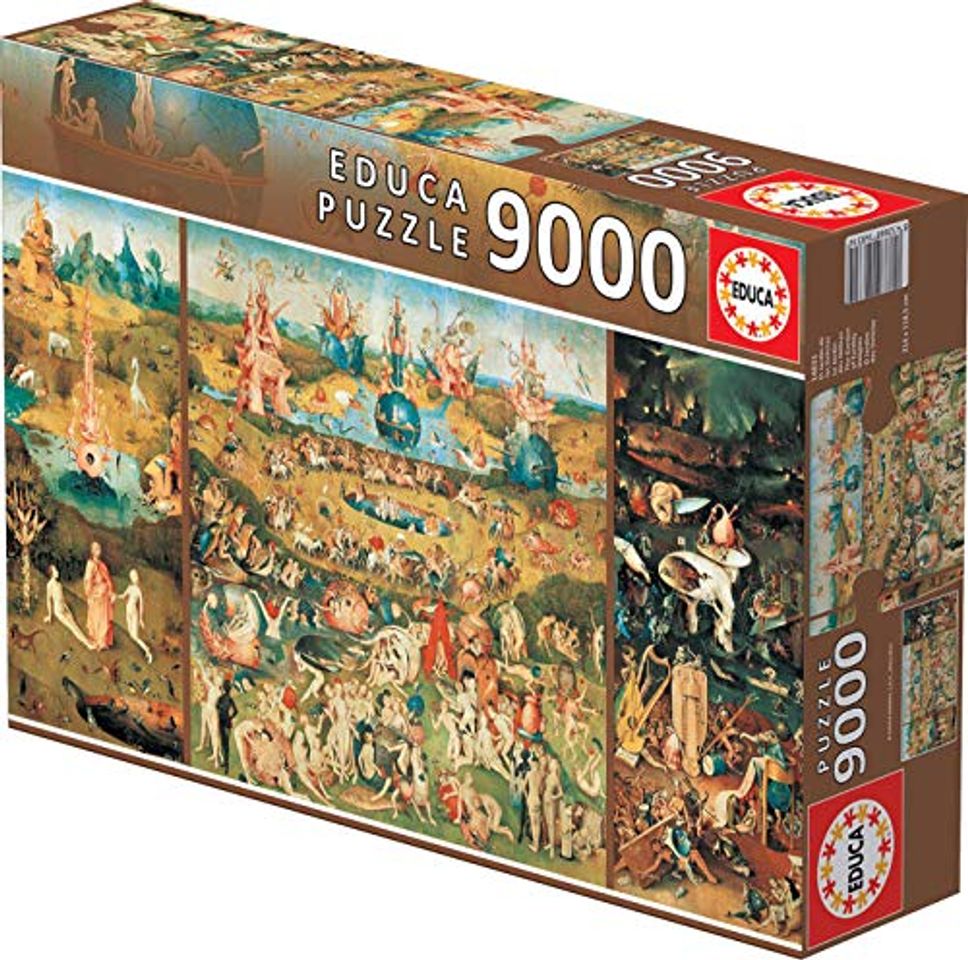 Productos Educa - XXL Puzzles, El Jardin de las Delicias, Puzzle Gigante de