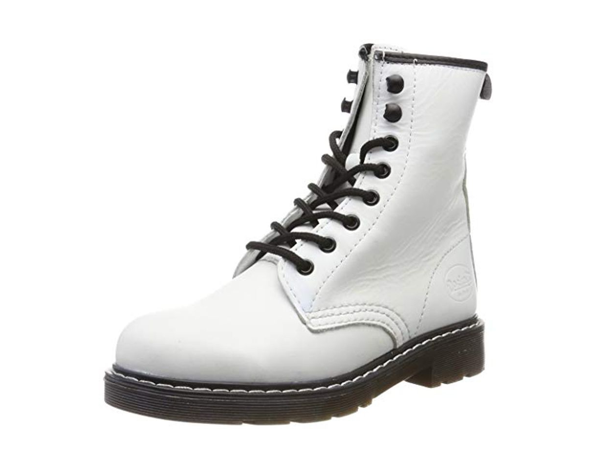 Fashion Dockers by Gerli 45en201, Botas Militar Mujer, Blanco