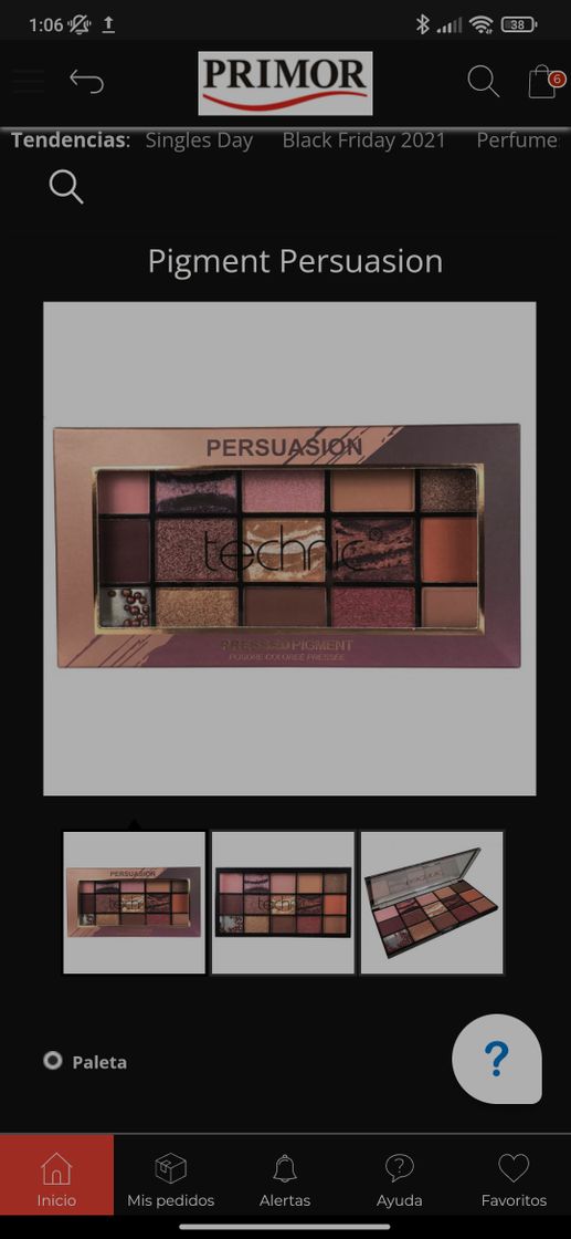 Beauty Paleta de sombras "Persuasion" 