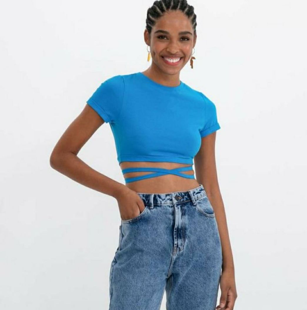 Fashion CROPPED COM AMARRAÇÃO