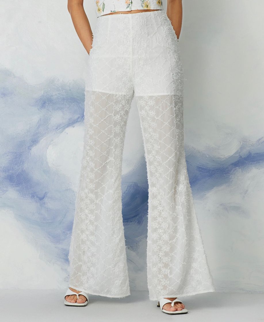 Moda pantalones transparentes