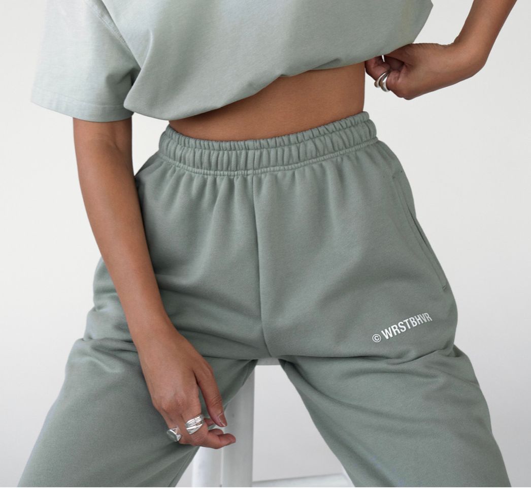 Moda DARI PANTS SILVERED OLIVE WASHED WOMEN