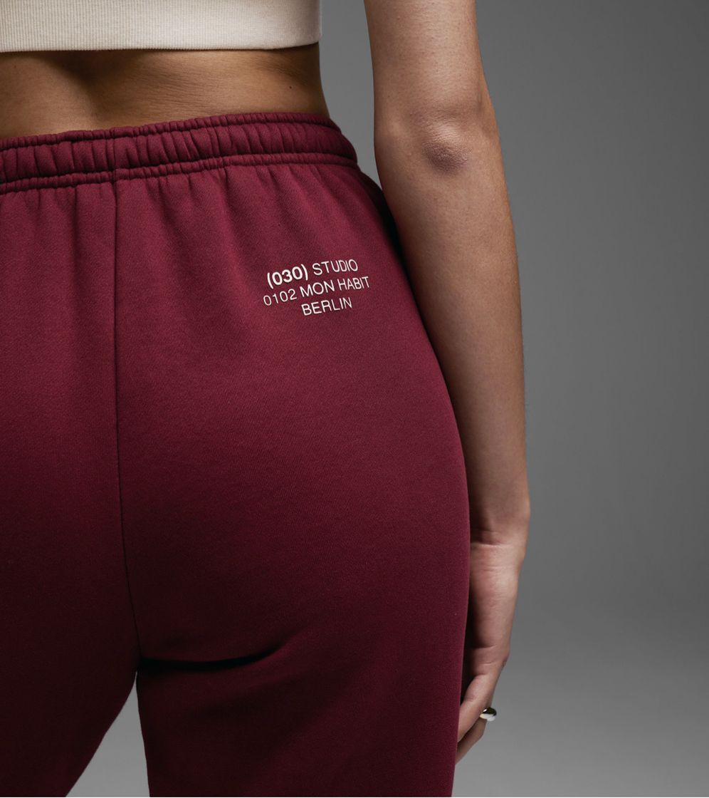 Moda LANI SWEATPANTS RUBY WINE WOMEN