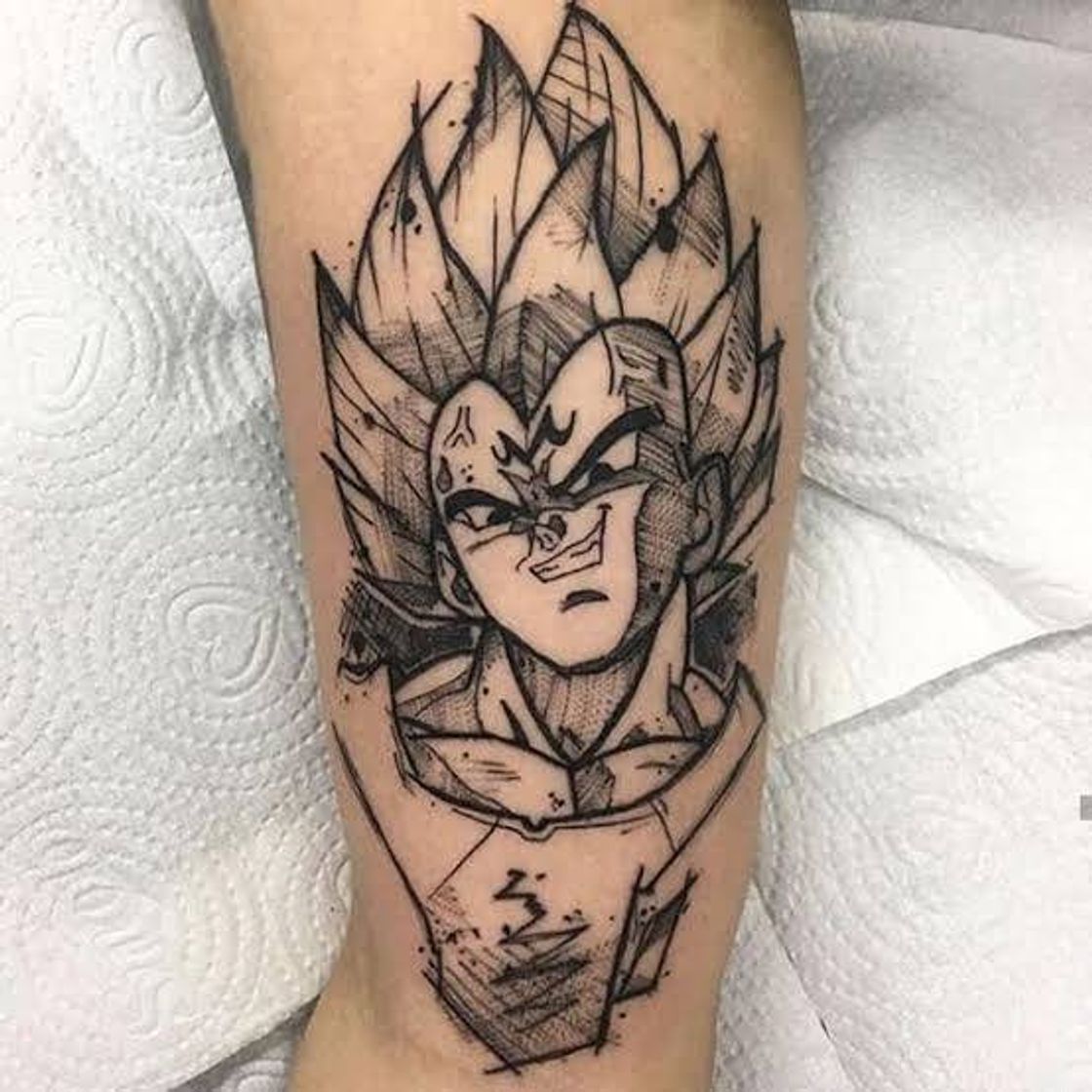 Fashion Vegeta Tattoo