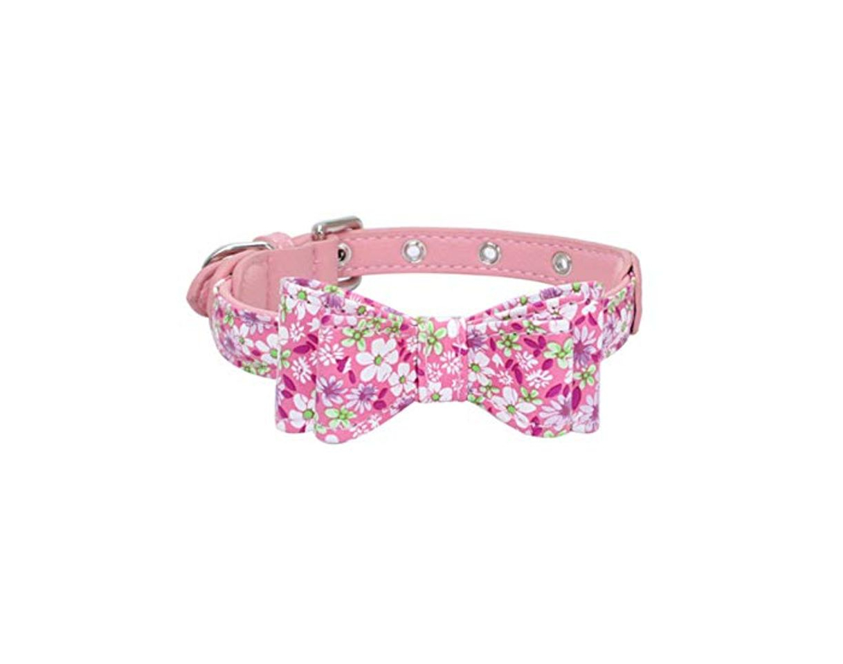 Producto fafagogo2216gogo Collar De Perro Small Cats Collars Kitten Bow Chihuahua Necklace For