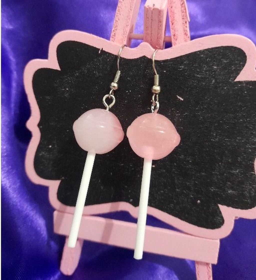 Brincos de pirulito 🍭