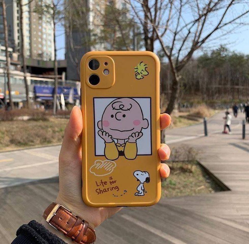 Moda Capinha para iPhone do snoopy ❤