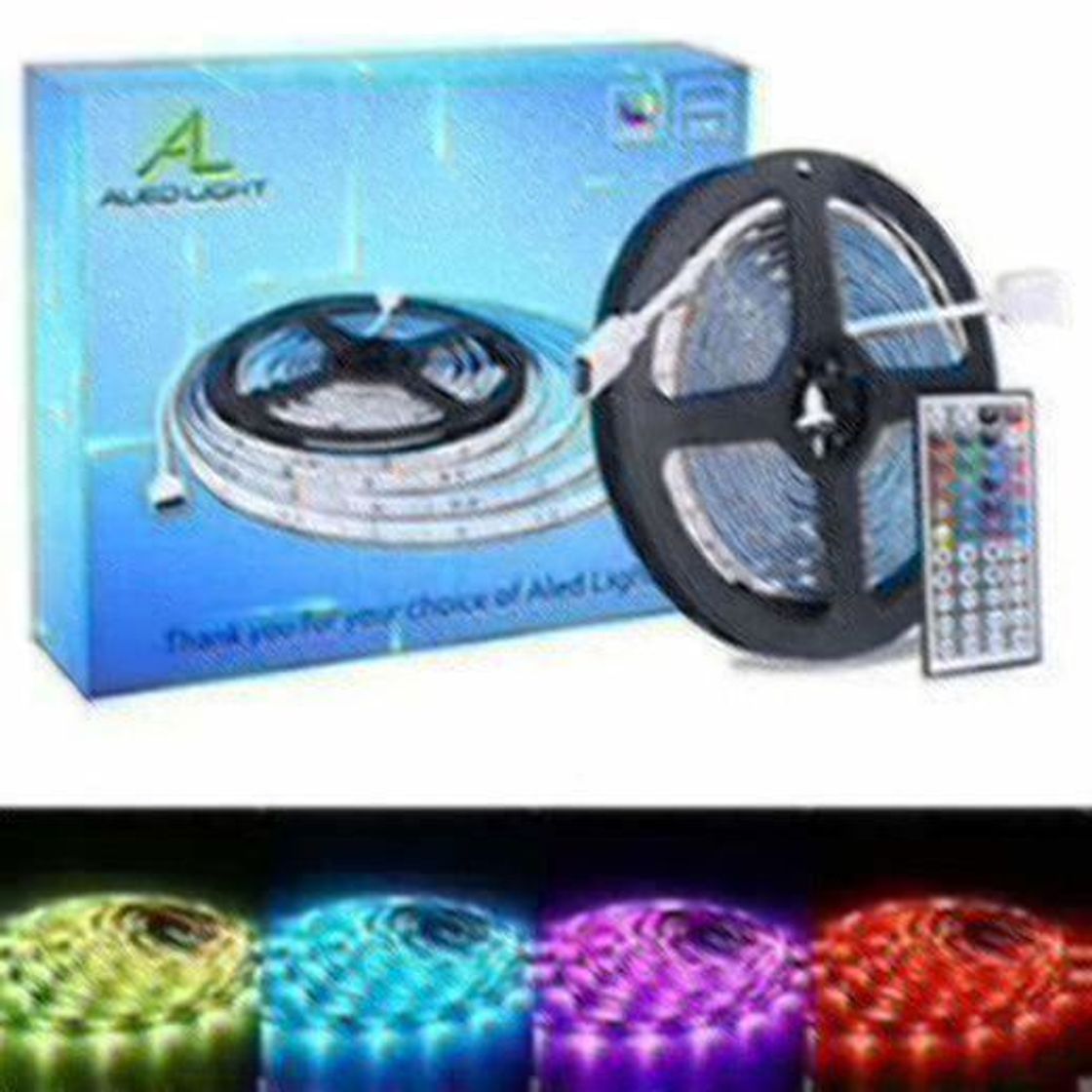 Social ALED LIGHT Tiras LED 5050 RGB 5m de Longitud 150 LED Multicolor