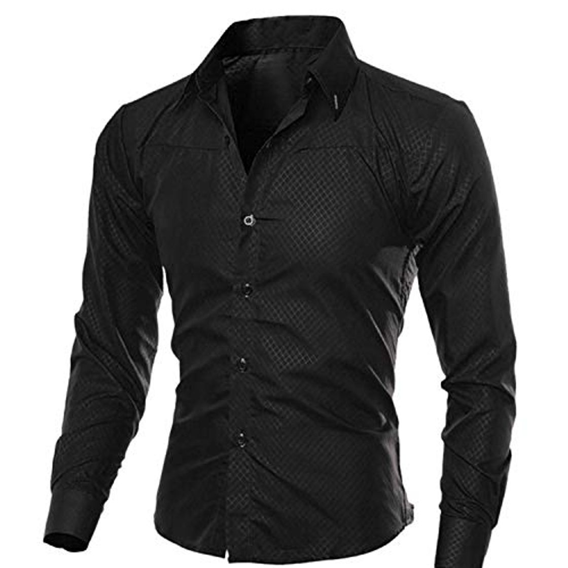 Fashion zencardery 5XL Camisas Formales De Manga Larga Casuales Hombres Slim Fit Camisas De Vestir De Negocios Básicas Blusas Sociales De Oficina Camisas Homme Tops