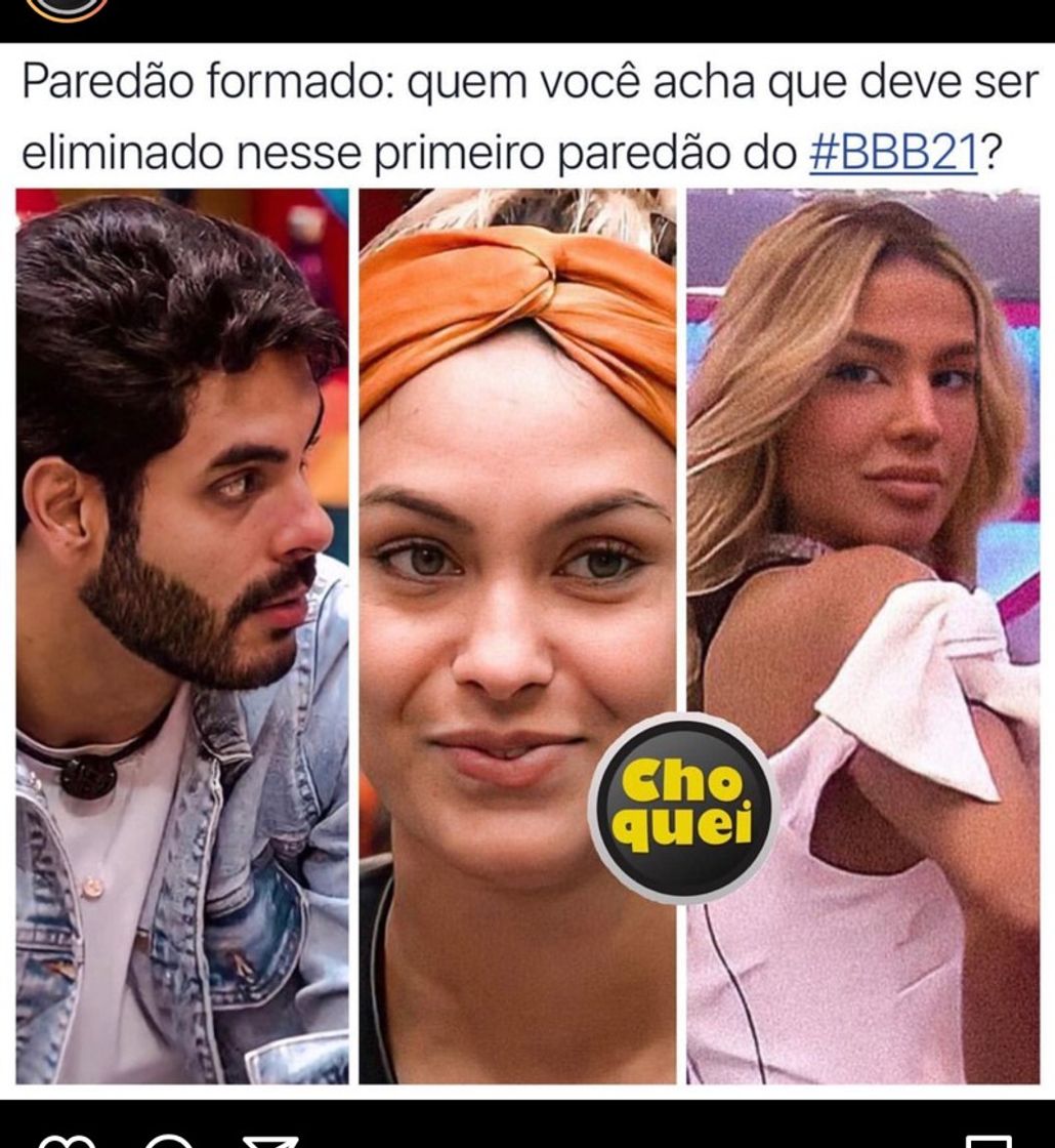 Fashion Primeiro paredão do BBB 21 formado .