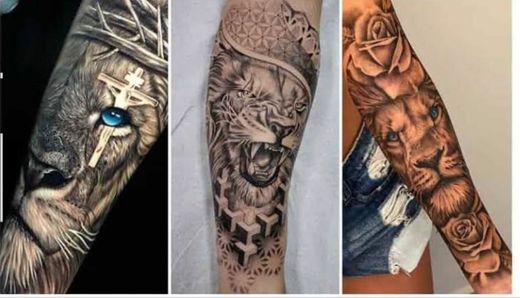 150 Tatuagens de leão Femininas e Masculinas - Top Tatuagens