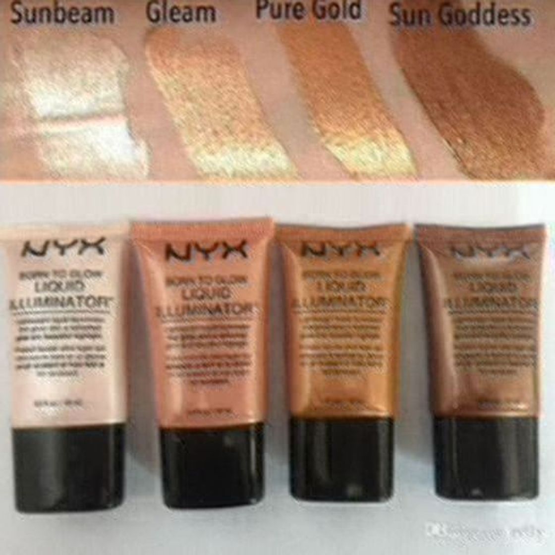 Beauty NYX Professional Makeup Iluminador líquido Born to Glow Liquid Illuminator, Maquillaje fluido