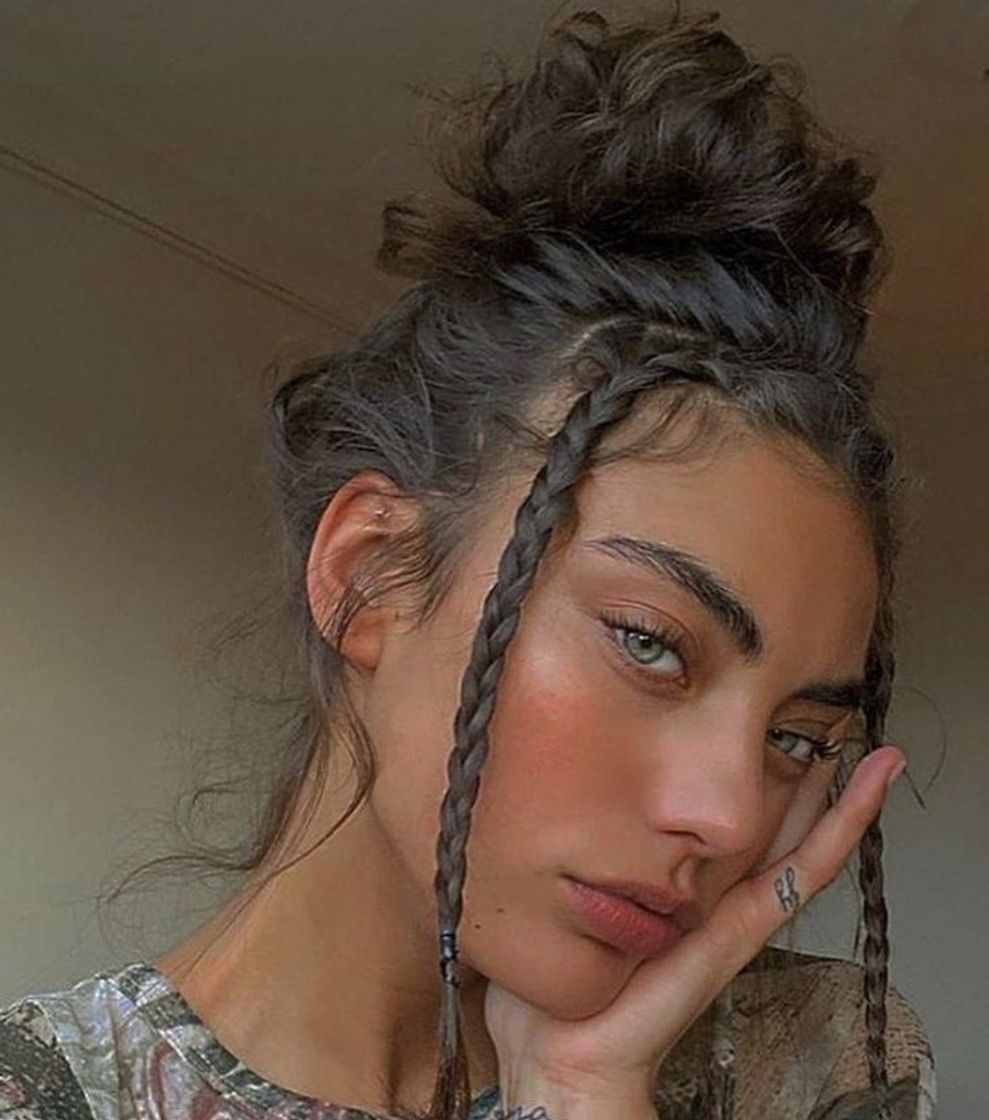 Moda Inspiração de penteado 