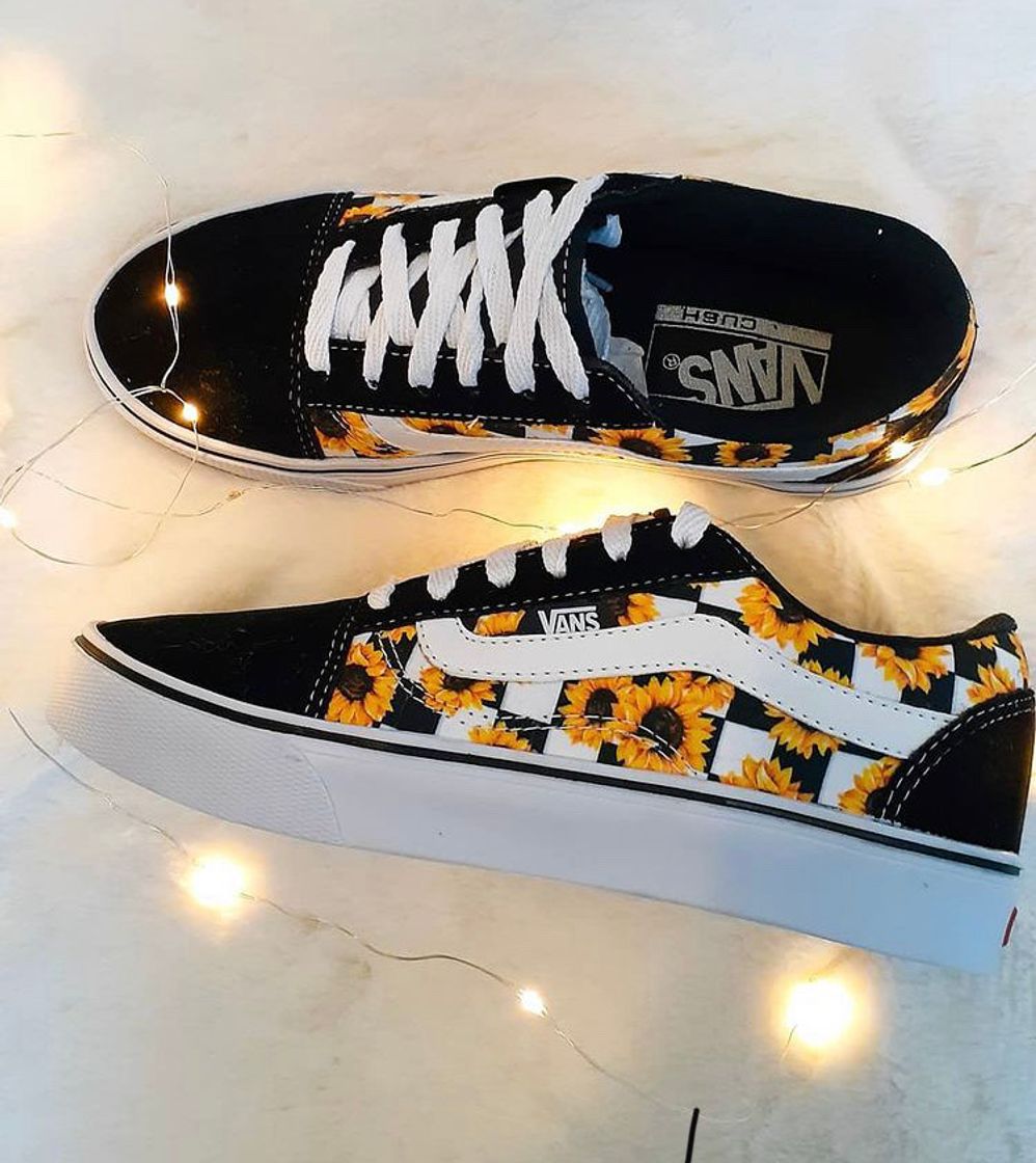 Moda Tênis vans girassol 🌻 