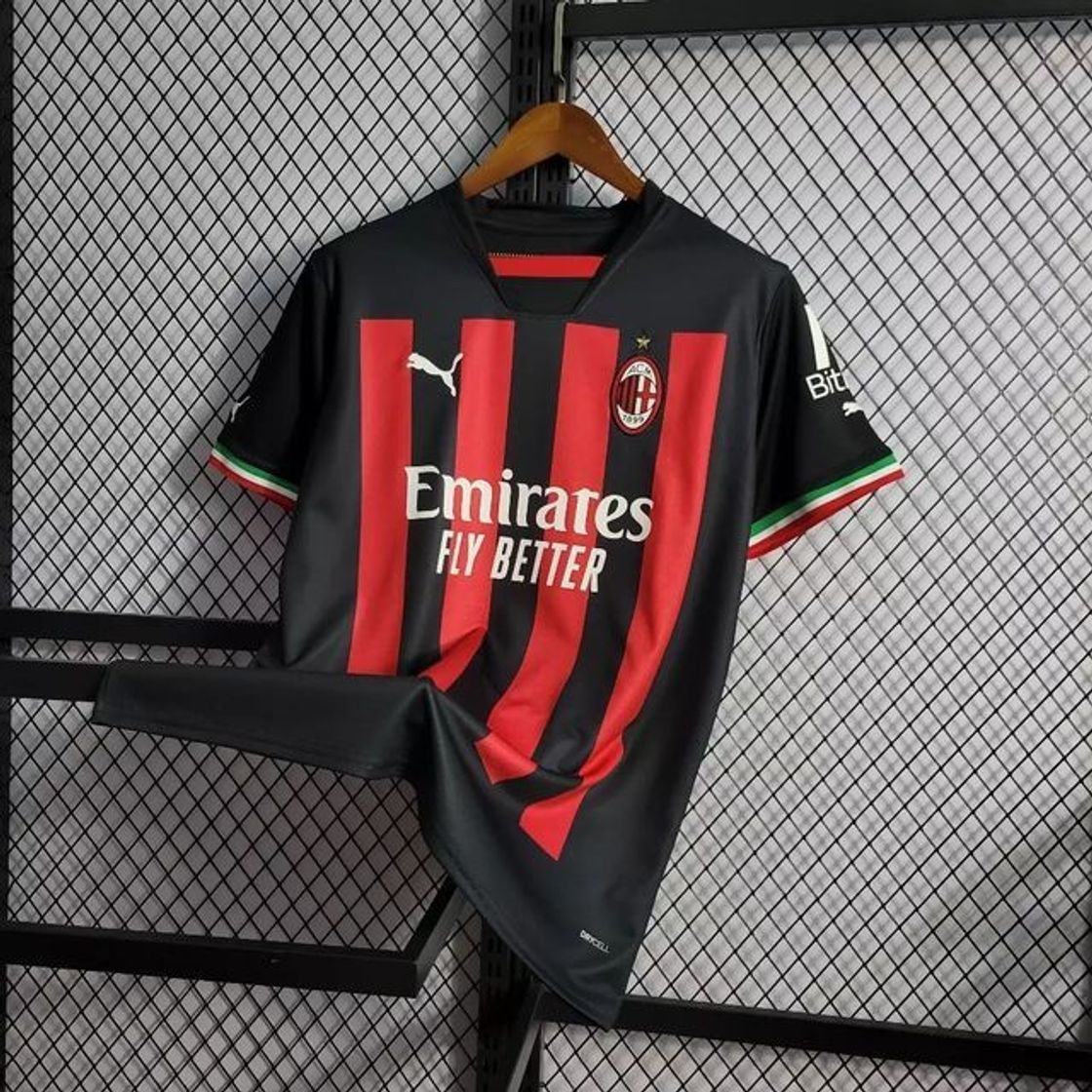 Social Camisa retrô do Milan 