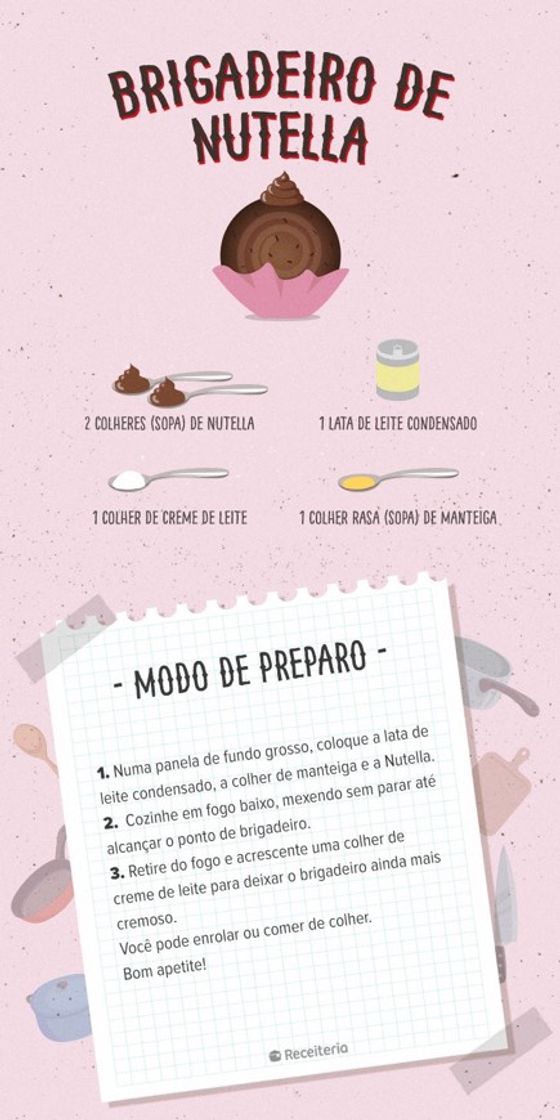 Fashion Brigadeiro de Nutella 