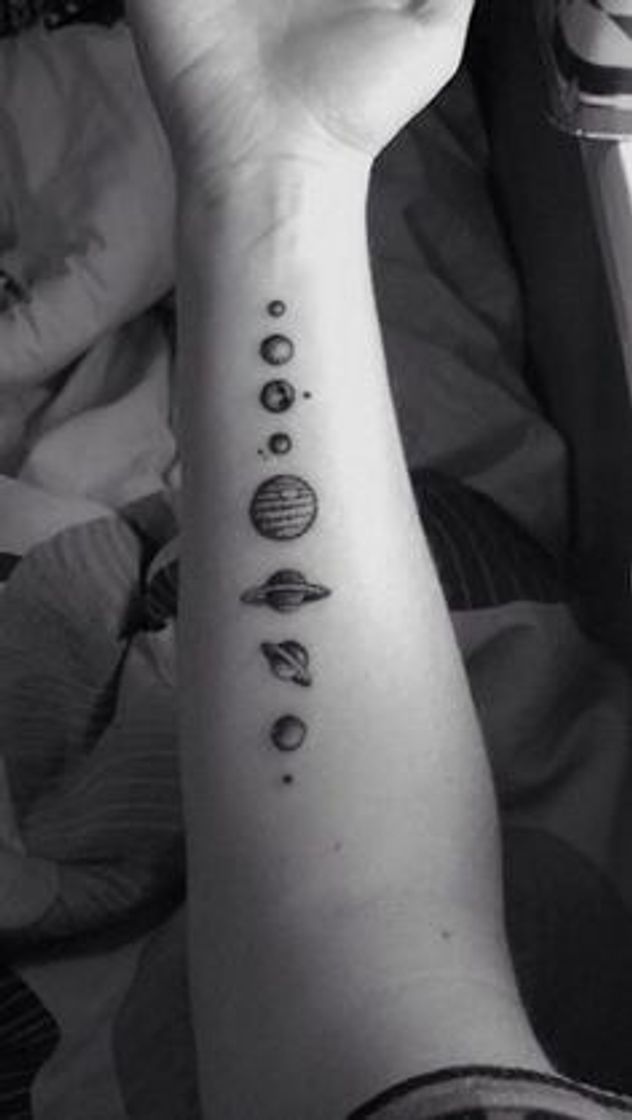 Fashion Tatuagem dos Planetas Solares 🪐💫✨