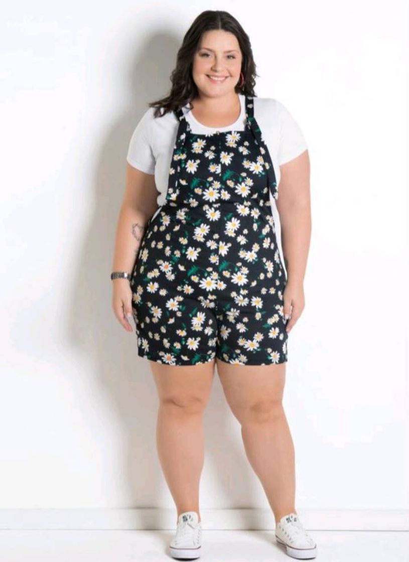 Moda Jardineira Plus size