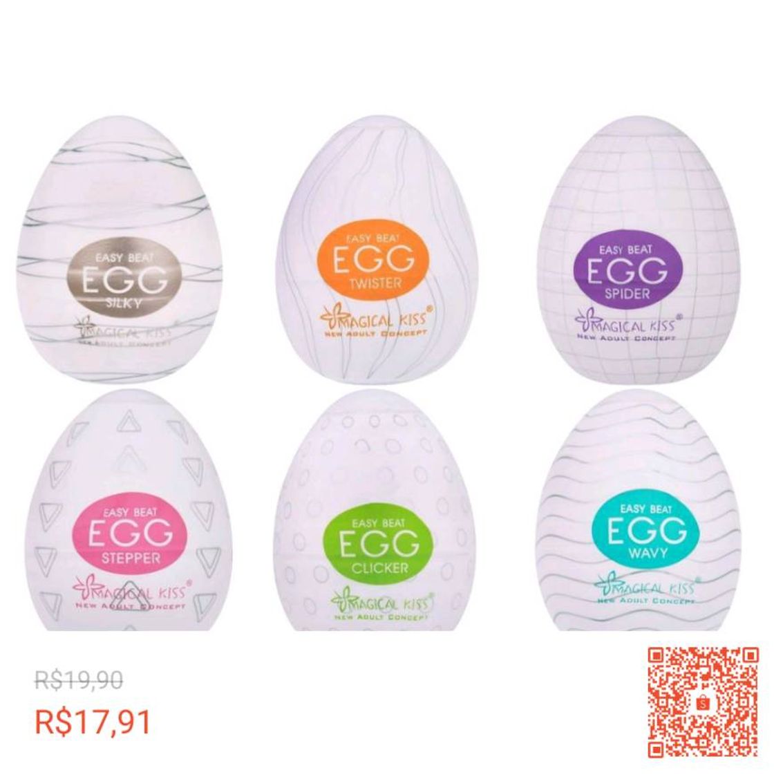 Fashion Eggs Masturbador masculino